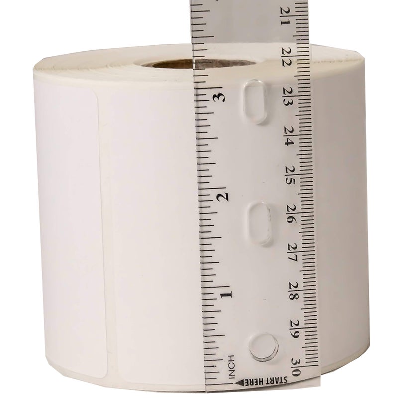 IDEALSEAL Direct Thermal Labels, 3-Inch x 2 Inch, White, Roll, Perm Adhesive, Perf Between Labels, 700 per Roll - Image 1
